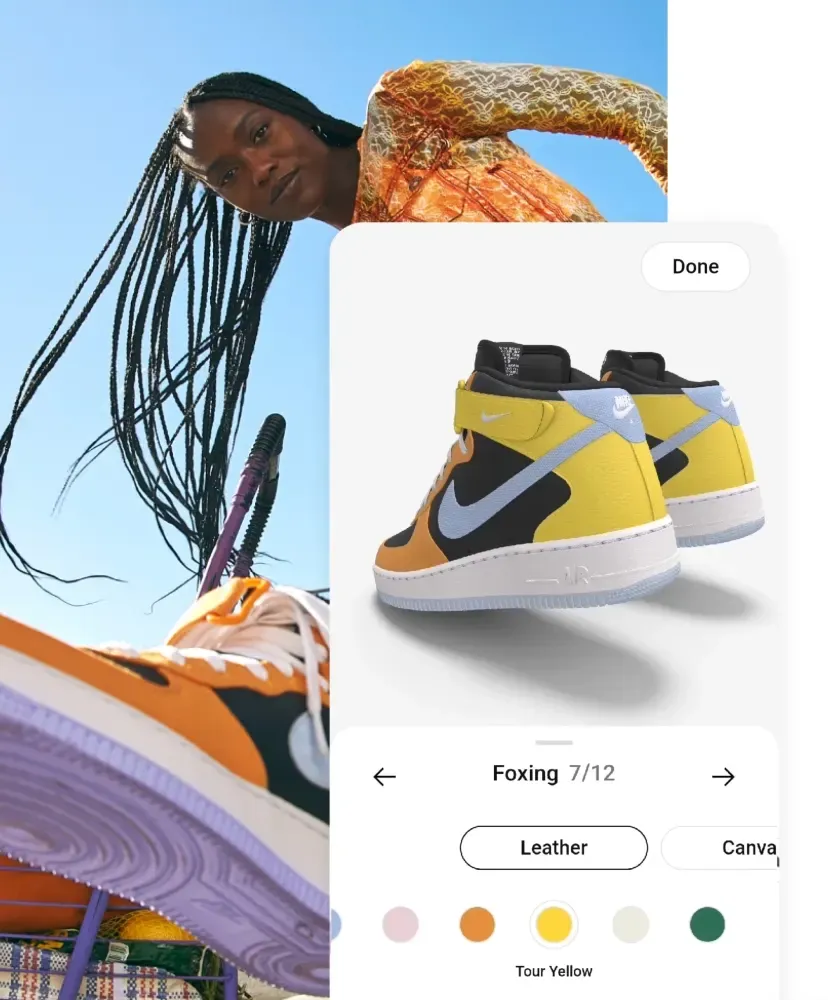 La plateforme de conception personnalisée de Nike améliore l'expérience client