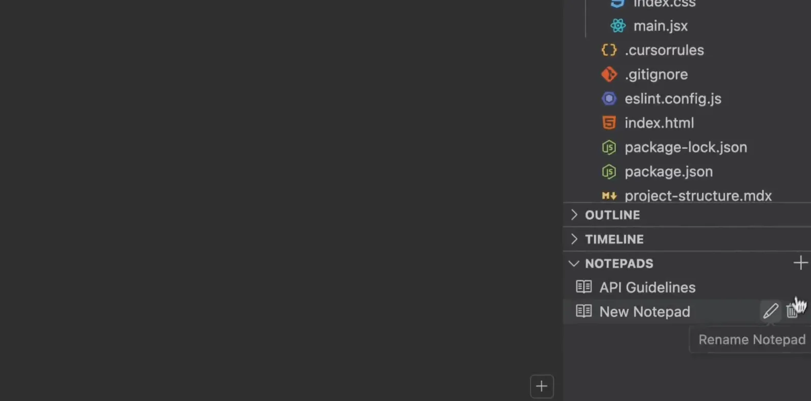 Blocchi note su Cursor IA