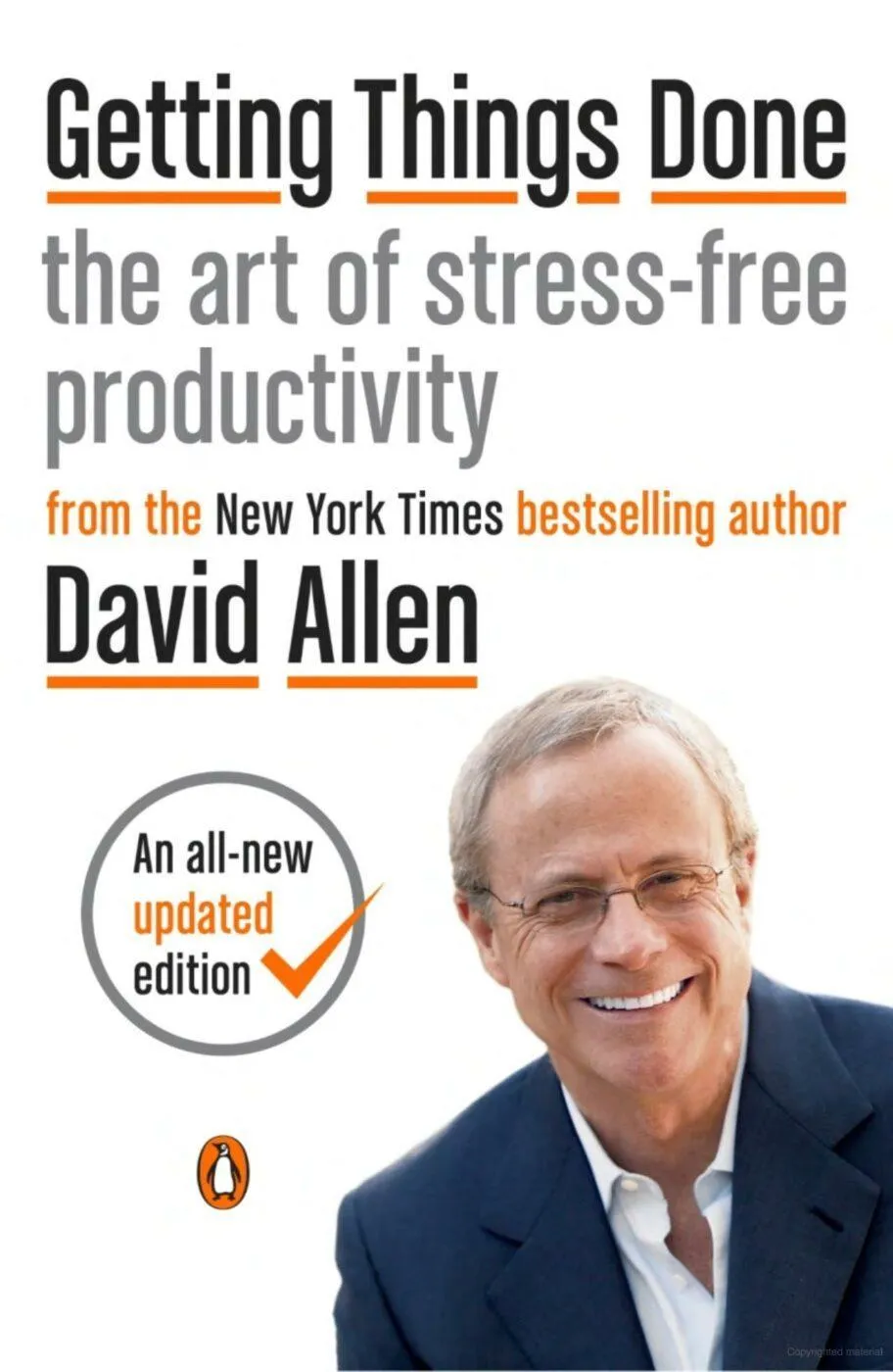 Das Buchcover von „Getting Things Done“ von David Allen