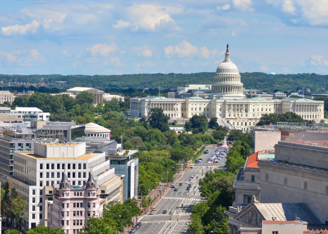 Pennsylvania Avenue et Capitole américain