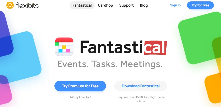 fantastical là ứng dụng lịch phổ biến, phù hợp nhất để quản lý các sự kiện trong lịch