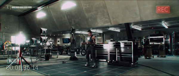 GIF de falha na armadura do Homem de Ferro