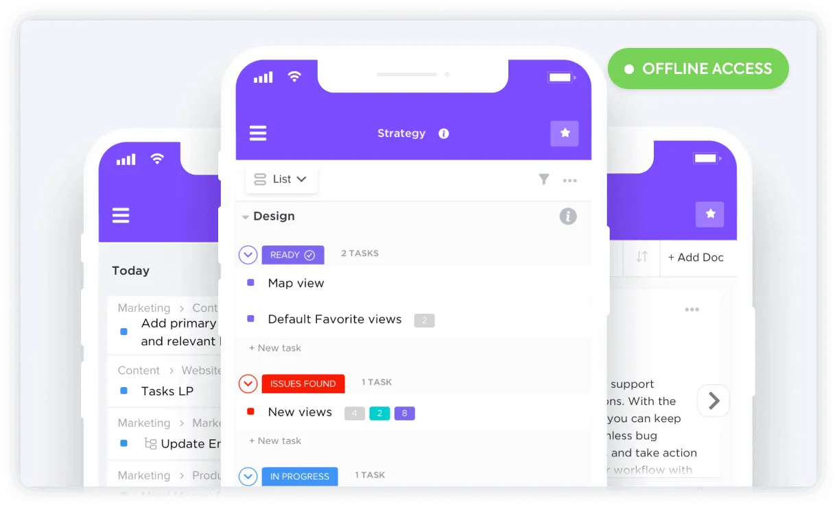 App mobile ClickUp