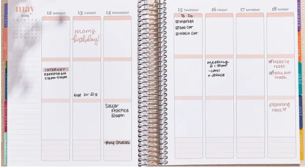Най-добрите планиращи дневници за продуктивност: Erin Condren LifePlanner – най-добрият цветен и персонализируем планиращ дневник