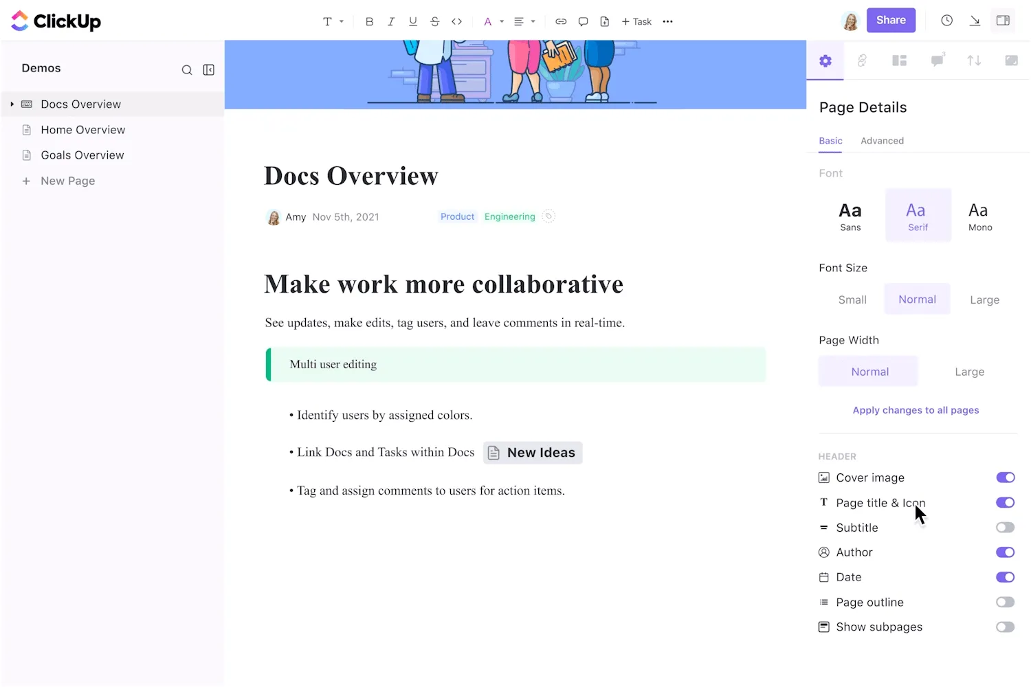 Documentación de ClickUp