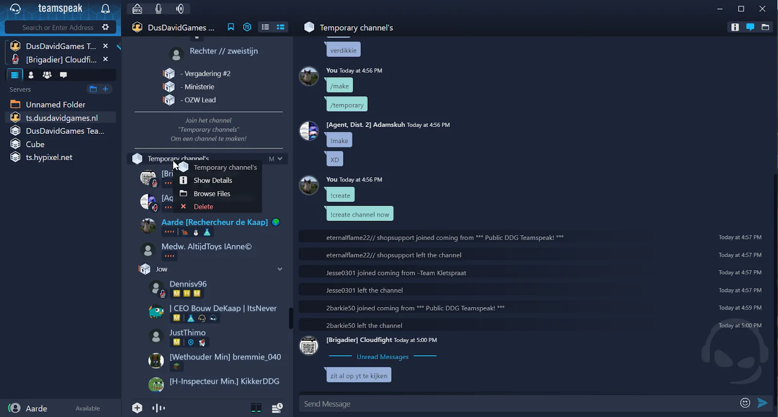 Các lựa chọn thay thế Discord: TeamSpeak: Tốt nhất cho giao tiếp bằng giọng nói chất lượng cao cho các nhóm chơi game