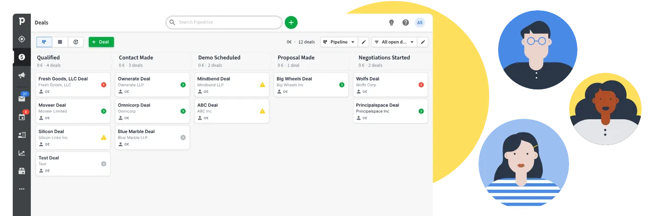 احرص على تحقيق معدل تحويل أعلى للمبيعات مع إدارة العملاء المحتملين في Pipedrive: ClickUp مقابل Pipedrive