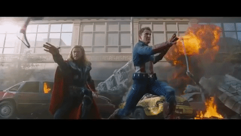 Thor et Captain America