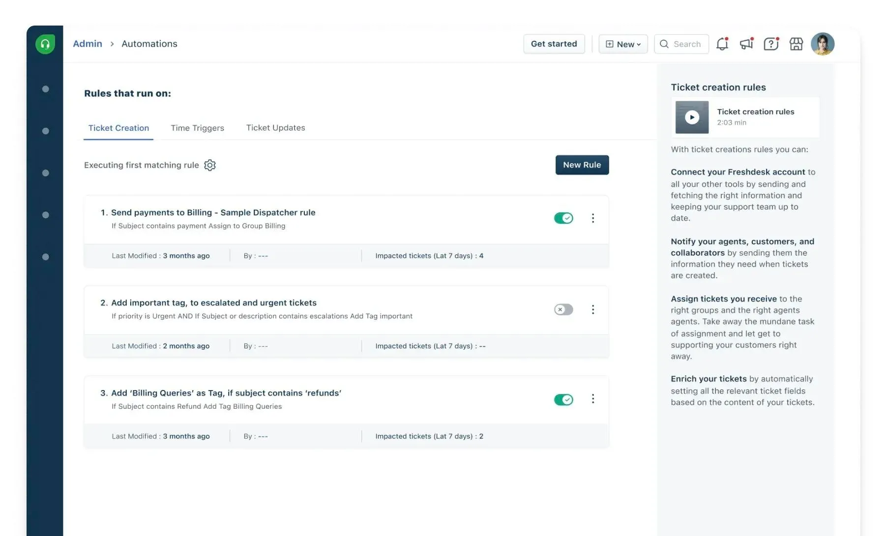 Freshdesk: Bilet otomasyonu ve çok kanallı destek ile müşteri desteği akışlarını kolaylaştırın