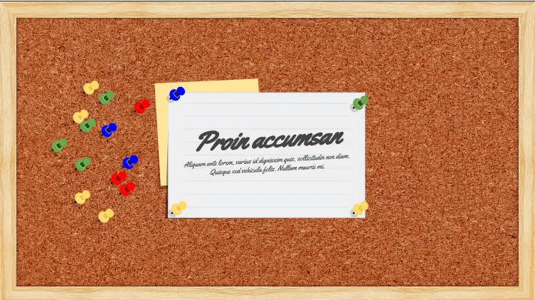Tablero de anuncios digital de PowerPoint de SlidesAcademy