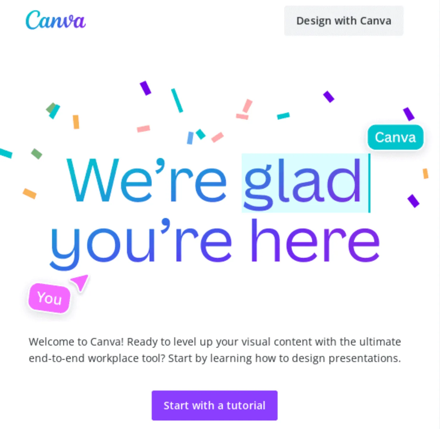 Canva البريد الإلكتروني