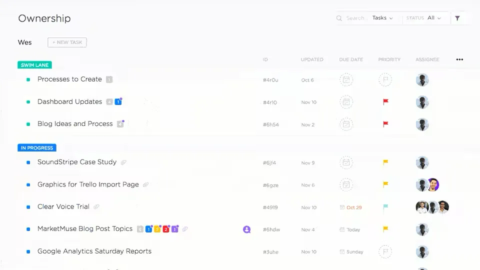 Como armazenar informações de clientes: use as tags do ClickUp para facilitar a recuperação de dados