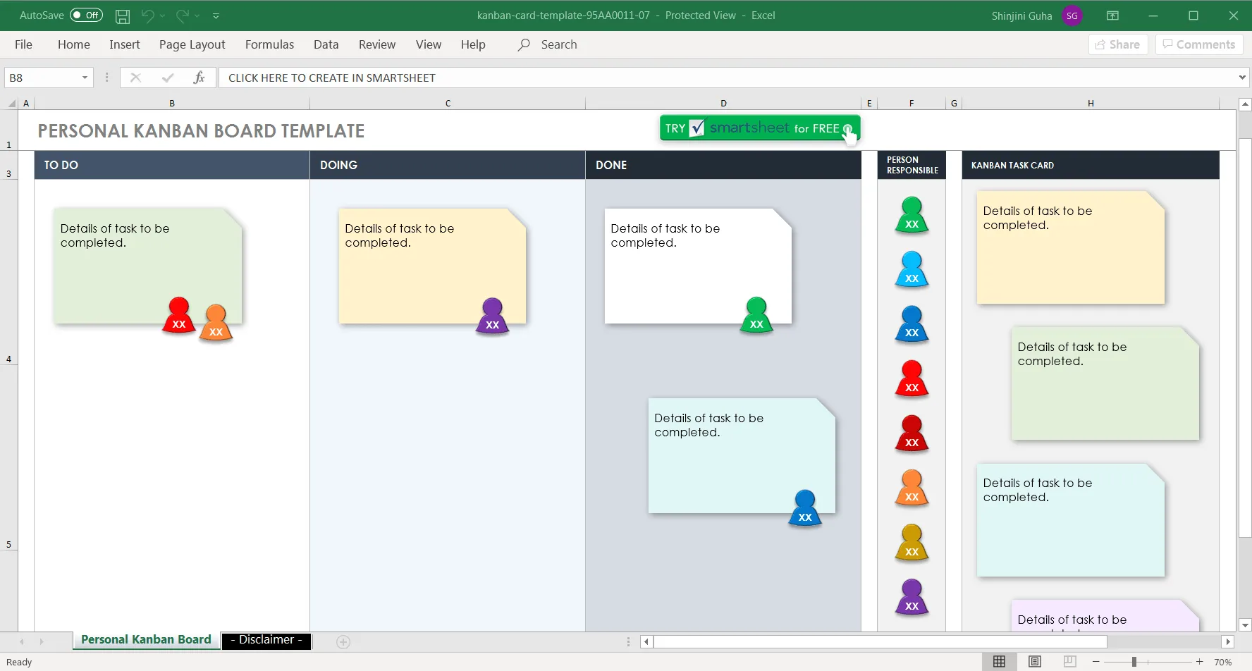 Bacheca Kanban personale