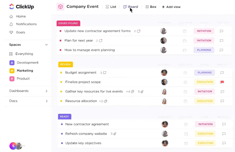 Come riprenderti dal burnout: usa le attività di ClickUp per gestire il lavoro e stabilire le priorità