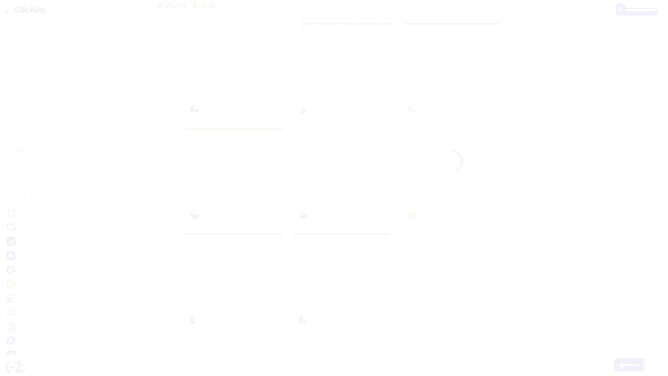 Exemple d'objectifs de sprint et de tâches dans ClickUp