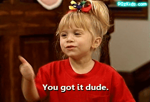 full house, você conseguiu, cara gif