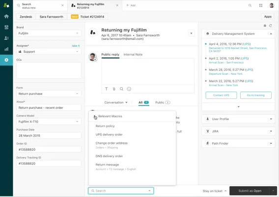 La piattaforma di chat Zendesk per un supporto clienti completo