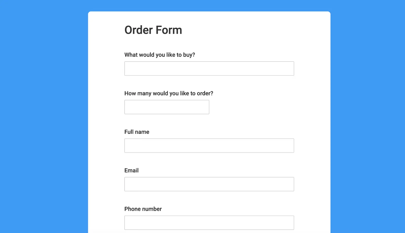 Bestellformular-Vorlage: monday.com CRM-Vorlage
