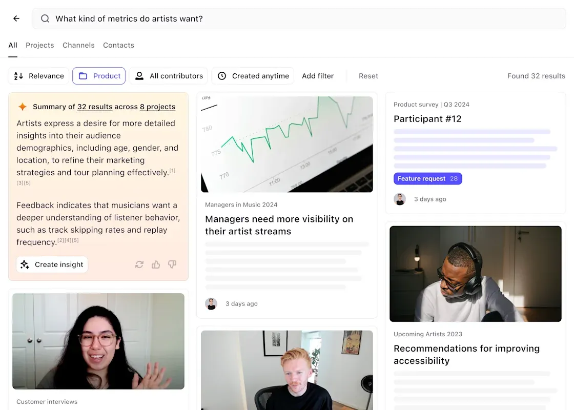 Dovetail: أدوات الذكاء الاصطناعي لجمع المتطلبات