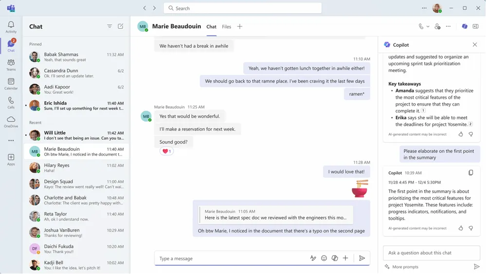 Microsoft Teams: 실시간 메시징 기능을 갖춘 그룹 커뮤니케이션 앱