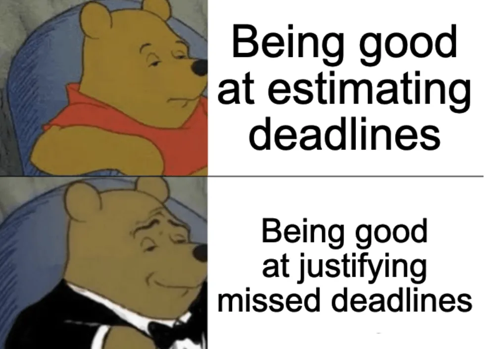 Projekt határidő mém