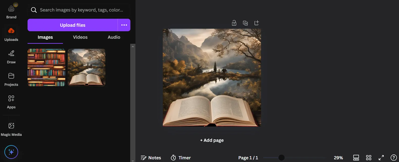 Generator obrazów AI Canva / AI