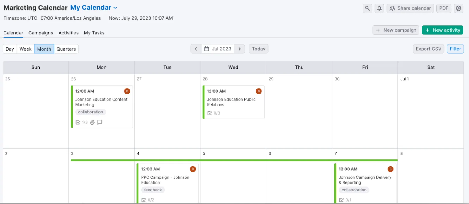 SEMrush: generador de planes de marketing