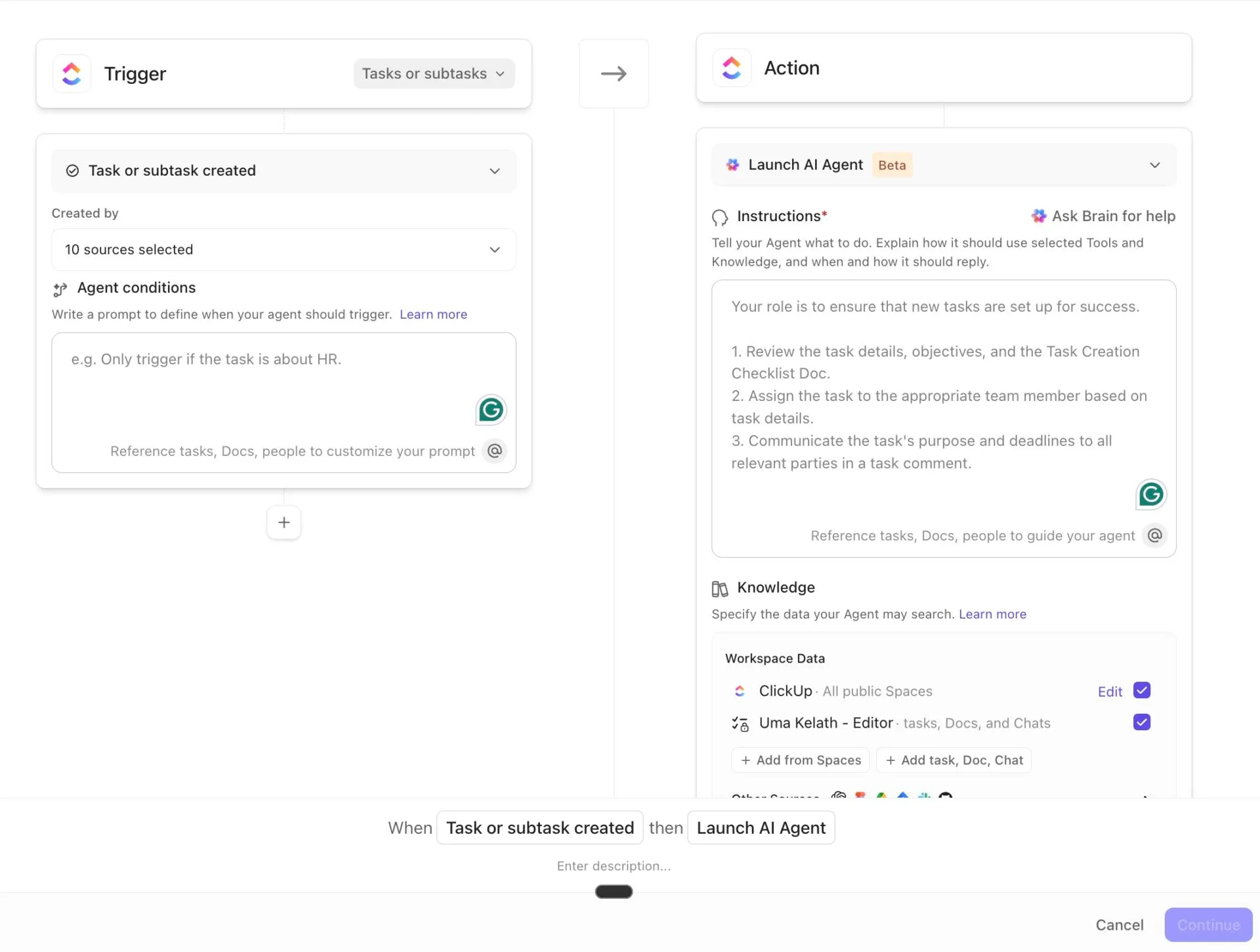 ClickUp AI-Agenten