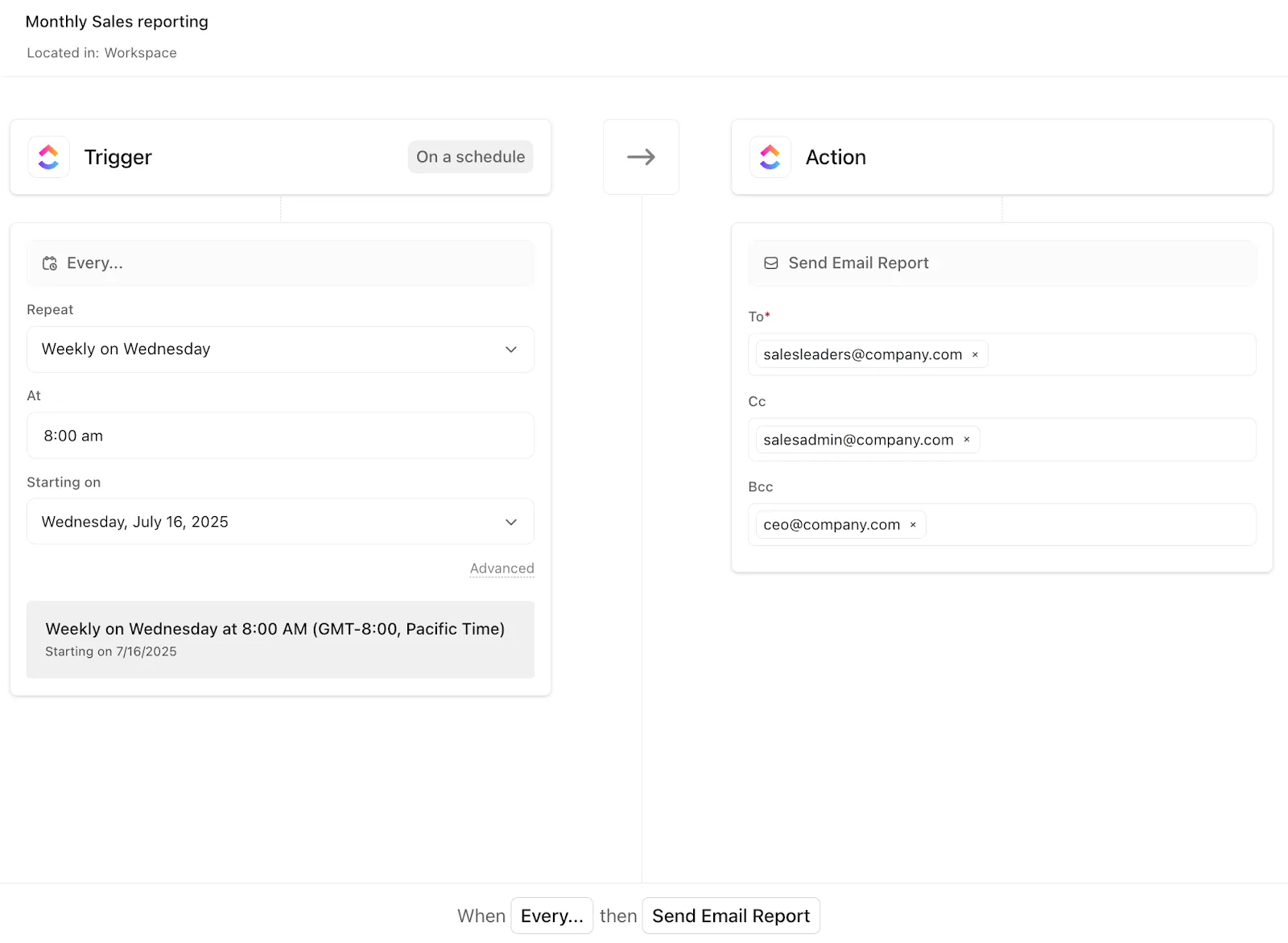 Paneles de control de ClickUp: cómo las agencias pueden realizar el seguimiento de los presupuestos de los proyectos con los clientes al tanto de todo.