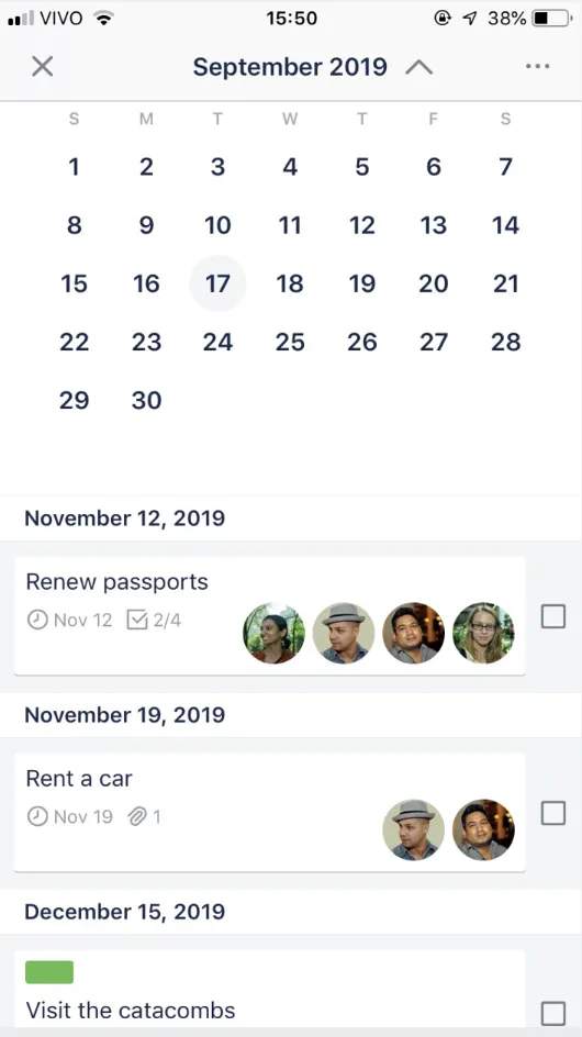 via Trello: app iOS per la gestione dei progetti di project management