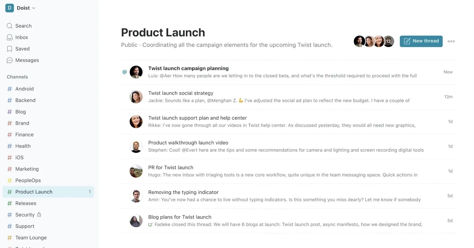 Twist: alternativas ao Slack