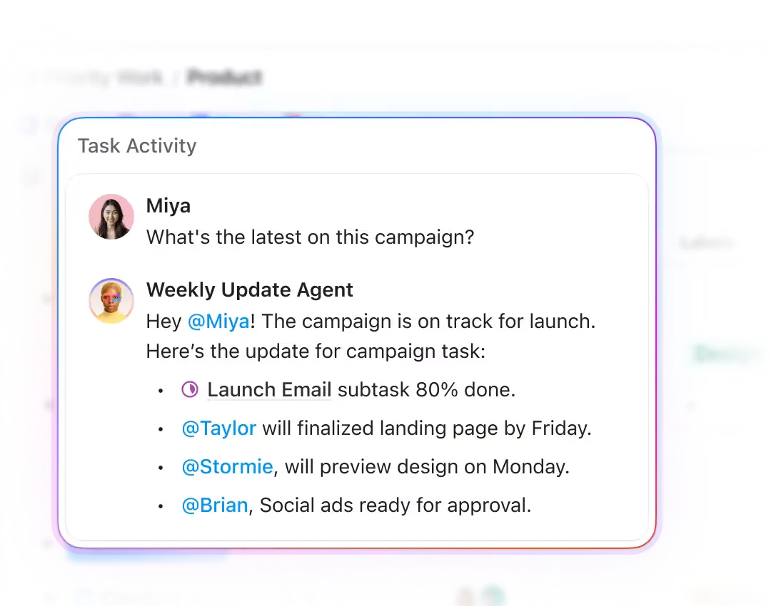 ClickUp Super Agents, projektmenedzsmenthez használható AI-ügynökök, feladatok létrehozása és nyomon követése a projektlistában