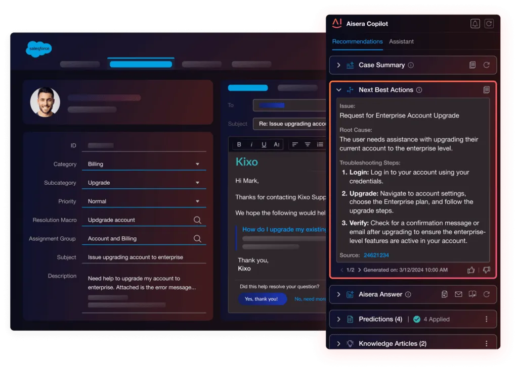 Aisera: KI-Workflow-Tools