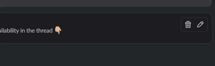 La edición de tu mensaje en Slack