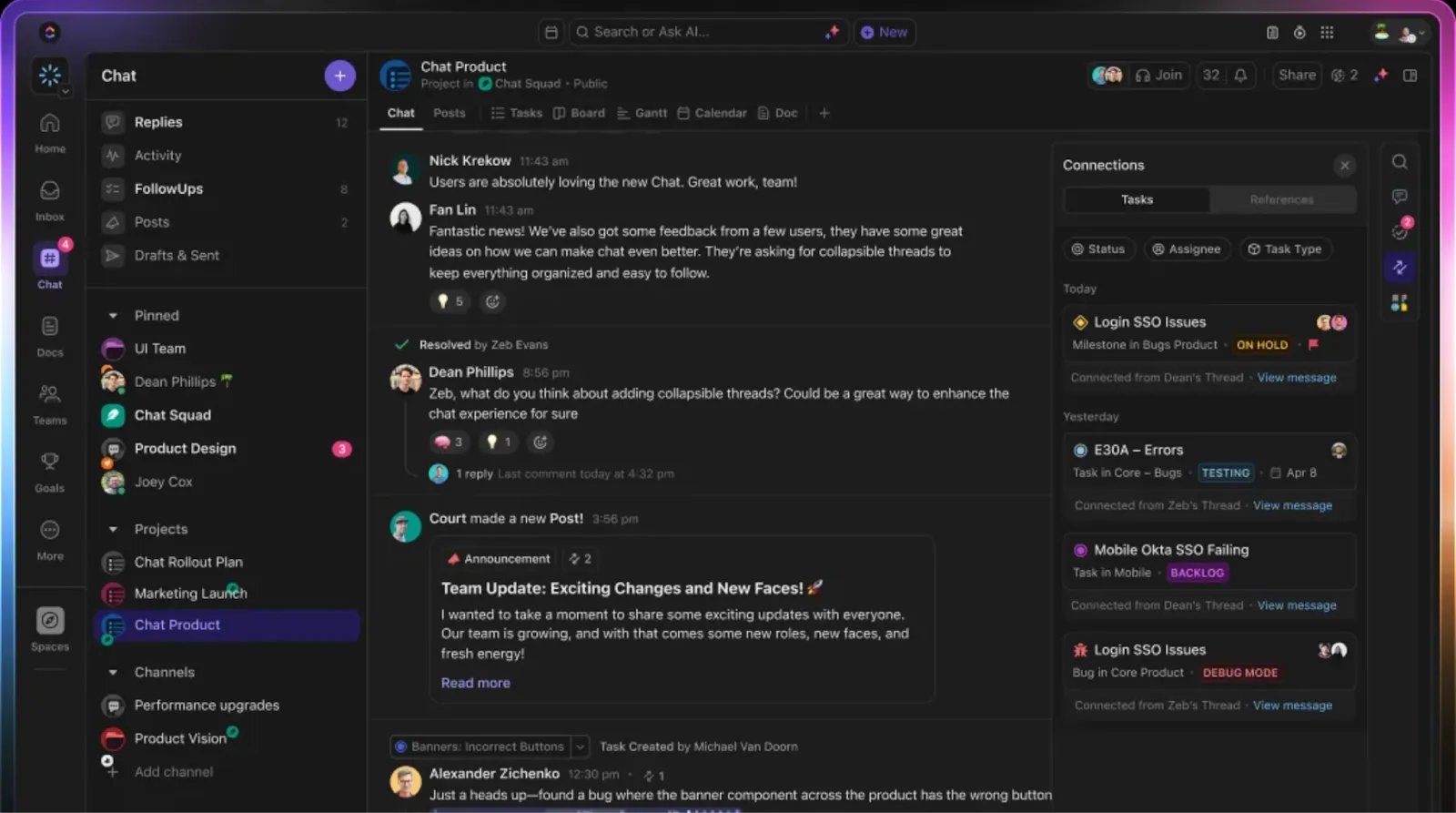 ClickUp Chat