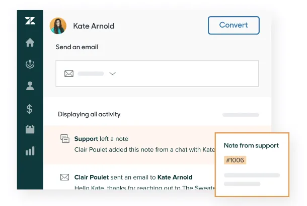 Exemple de plateforme Zendesk
