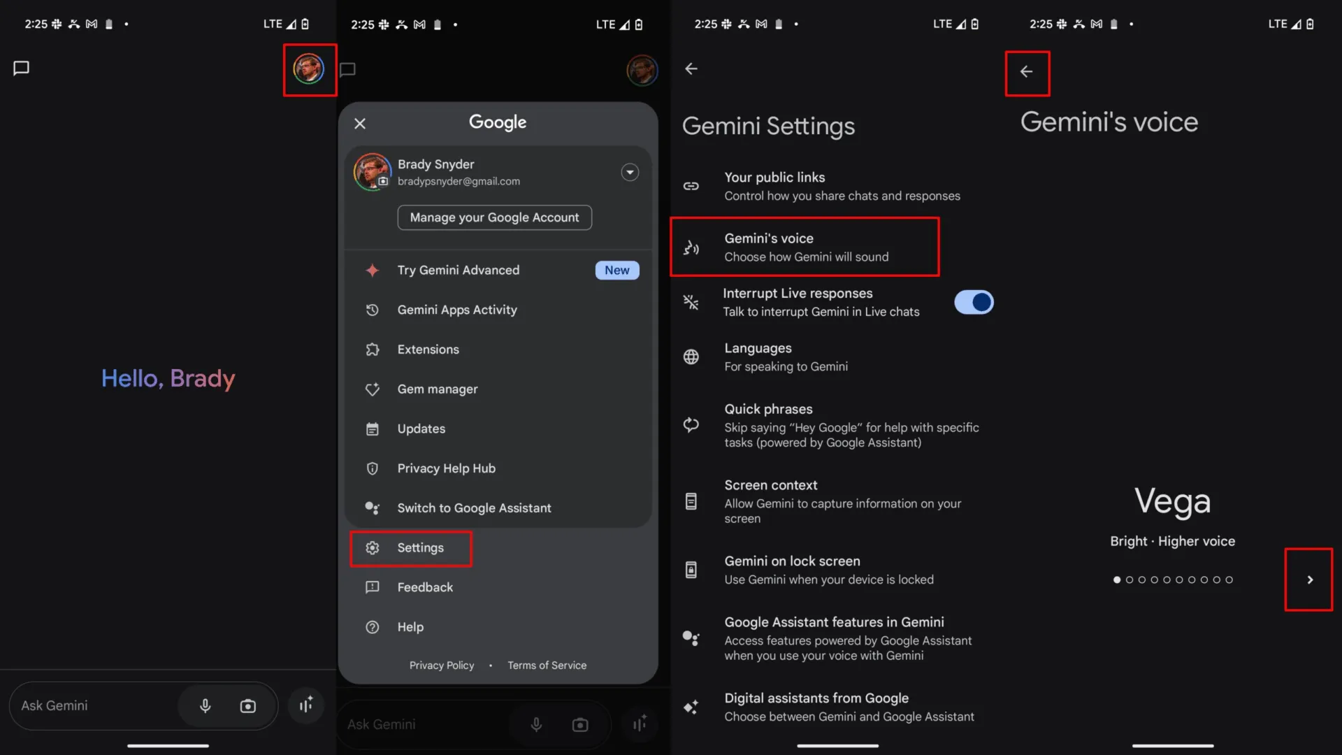 Configurações de voz do Gemini: como usar o Gemini Voice to Text