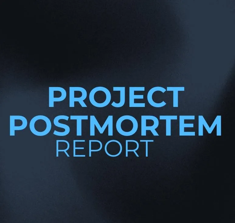 Modèle de rapport post-mortem de projet par Template.net