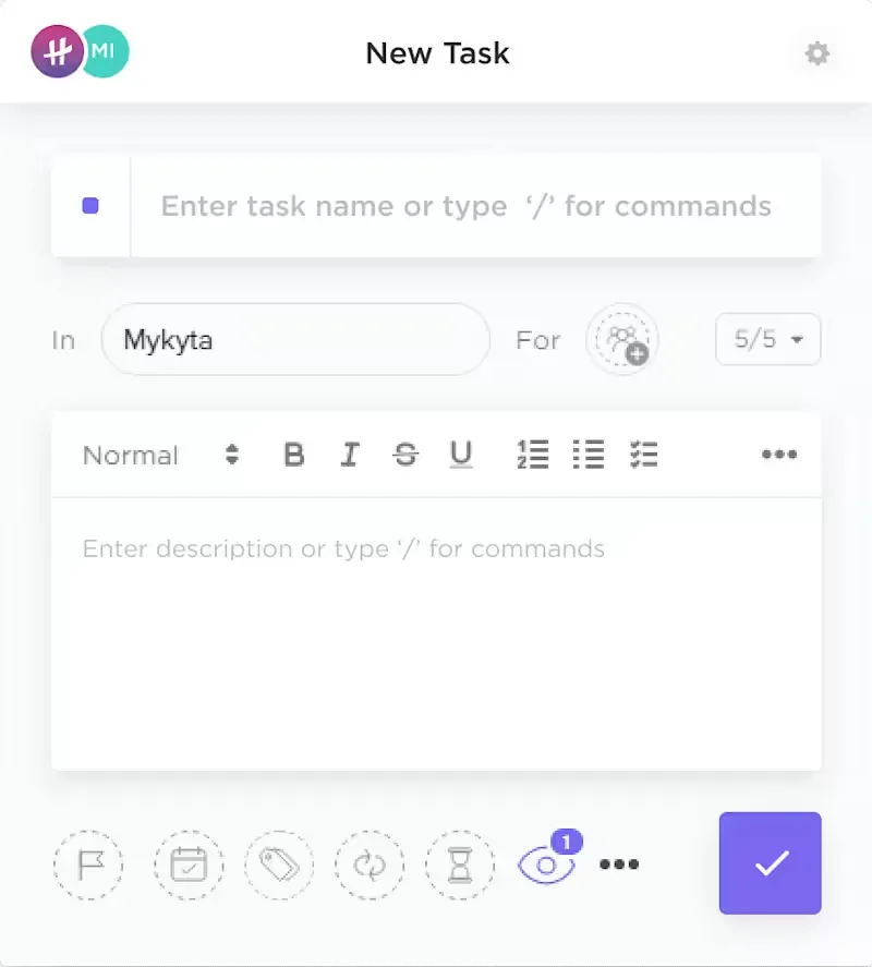 Ekstensi Chrome ClickUp