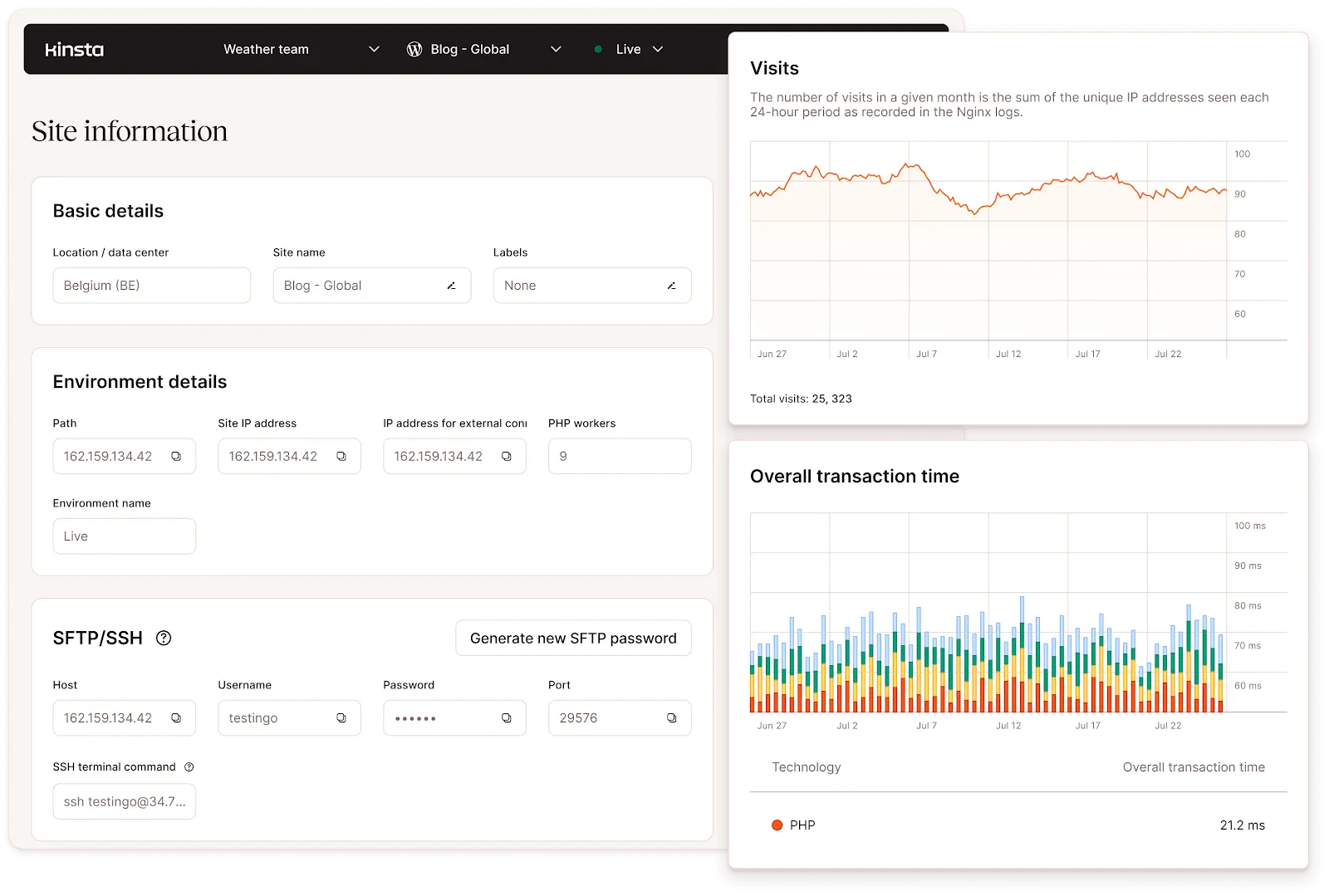 Kinsta terbaik untuk hosting terkelola untuk WordPress