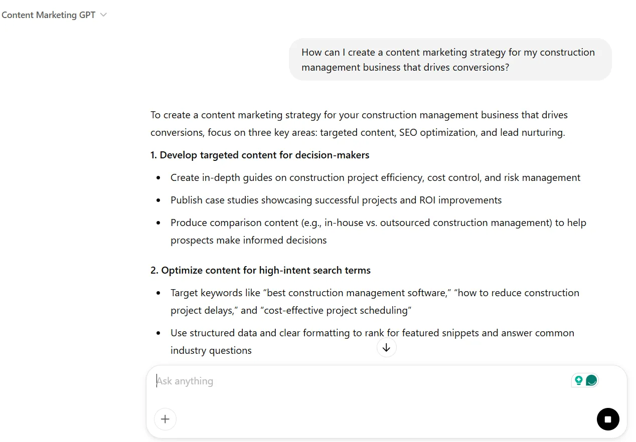 Content Marketing GPT: GPT ที่ดีที่สุดสำหรับการตลาด