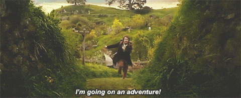 The Hobbit: Aku akan berpetualang GIF