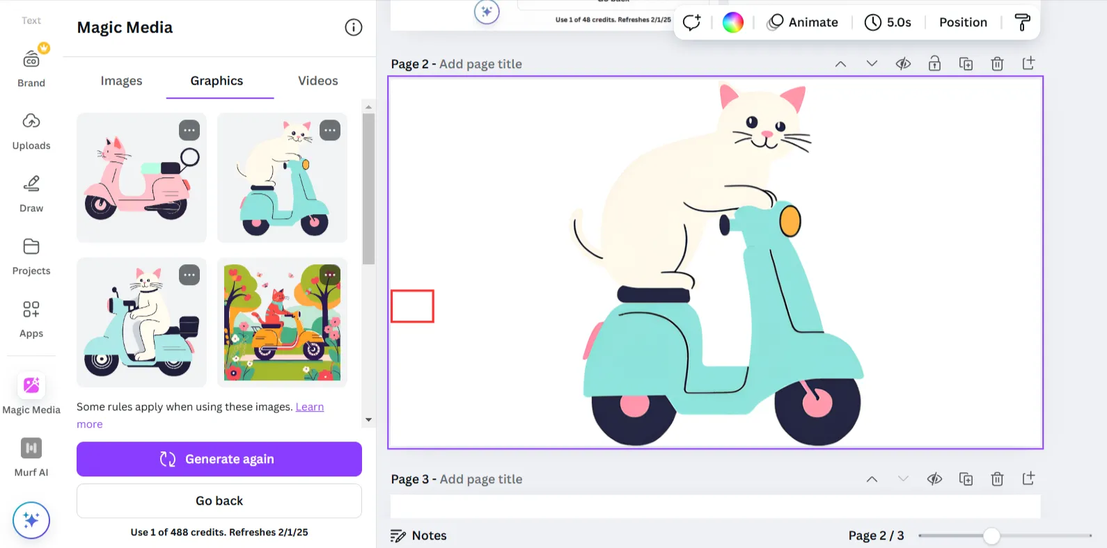 Créez des graphiques avec Magic Media : comment utiliser l'IA dans Canva