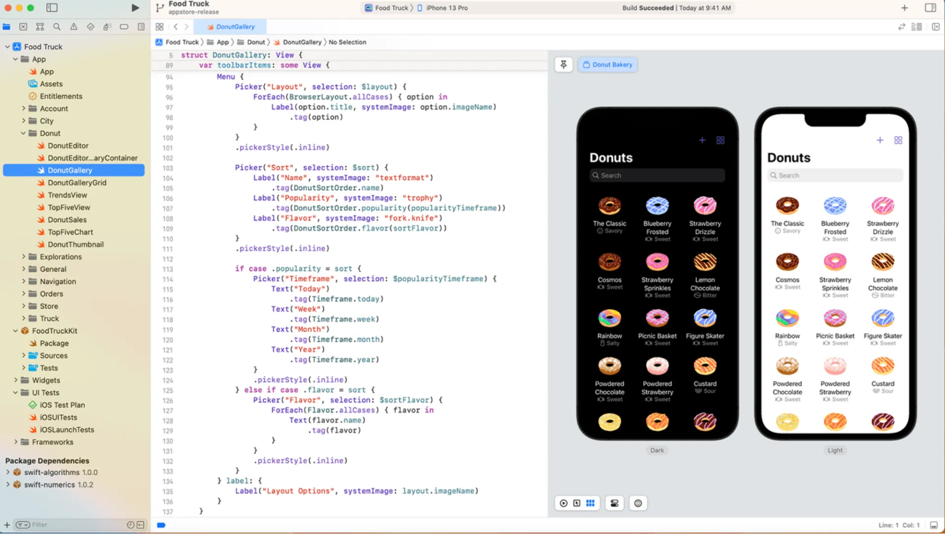 Xcode 14 est un environnement de développement intégré (IDE) pour les applications iOS.