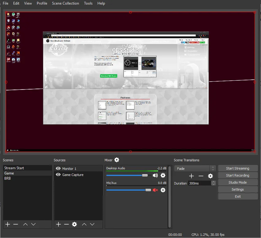 OBS Studio Tableau de bord : alternative à ShareX
