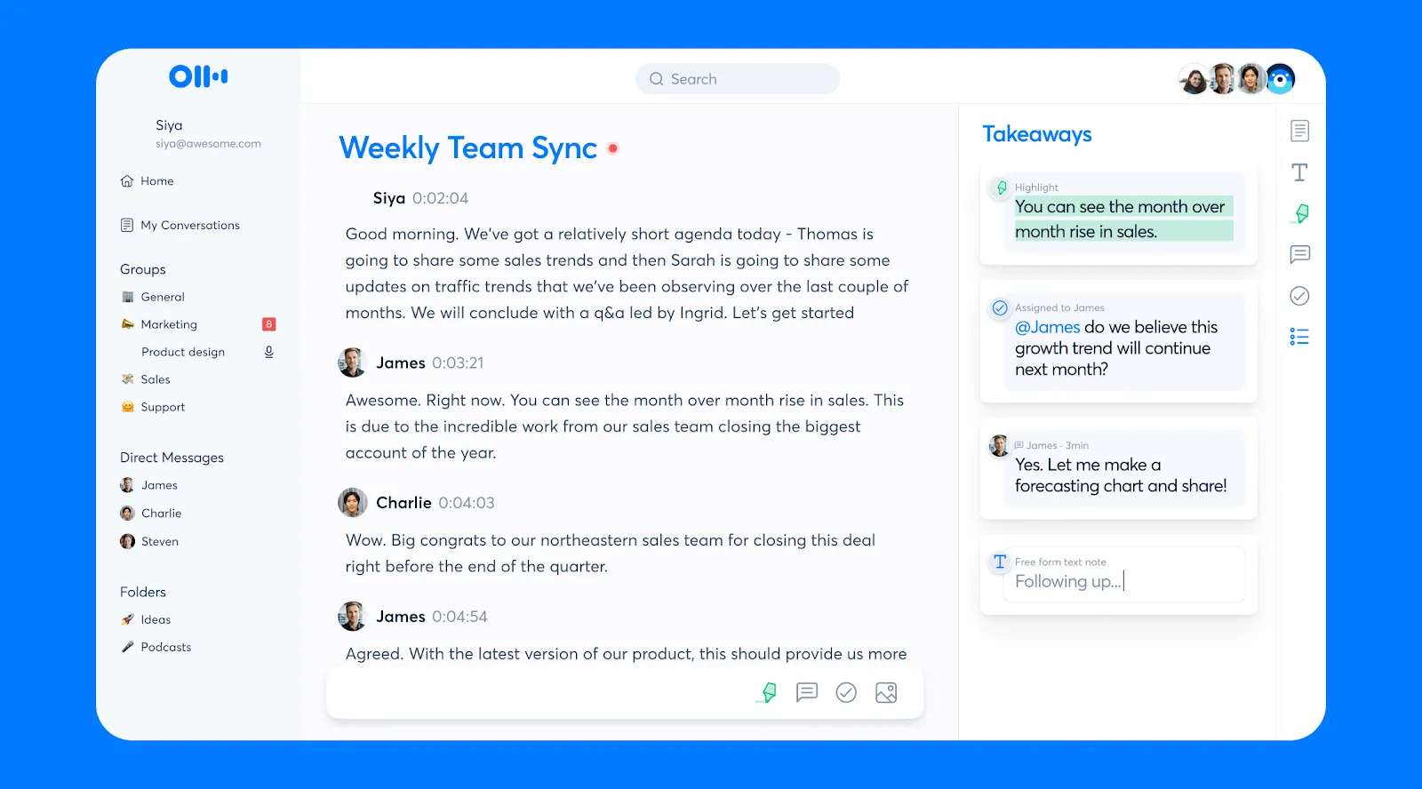 Otter.ai: Der beste KI-Assistent für Meeting-Zusammenfassungen in Echtzeit