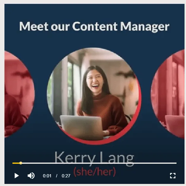 Template Video Sorotan Karyawan oleh Animoto: Template Sorotan Karyawan