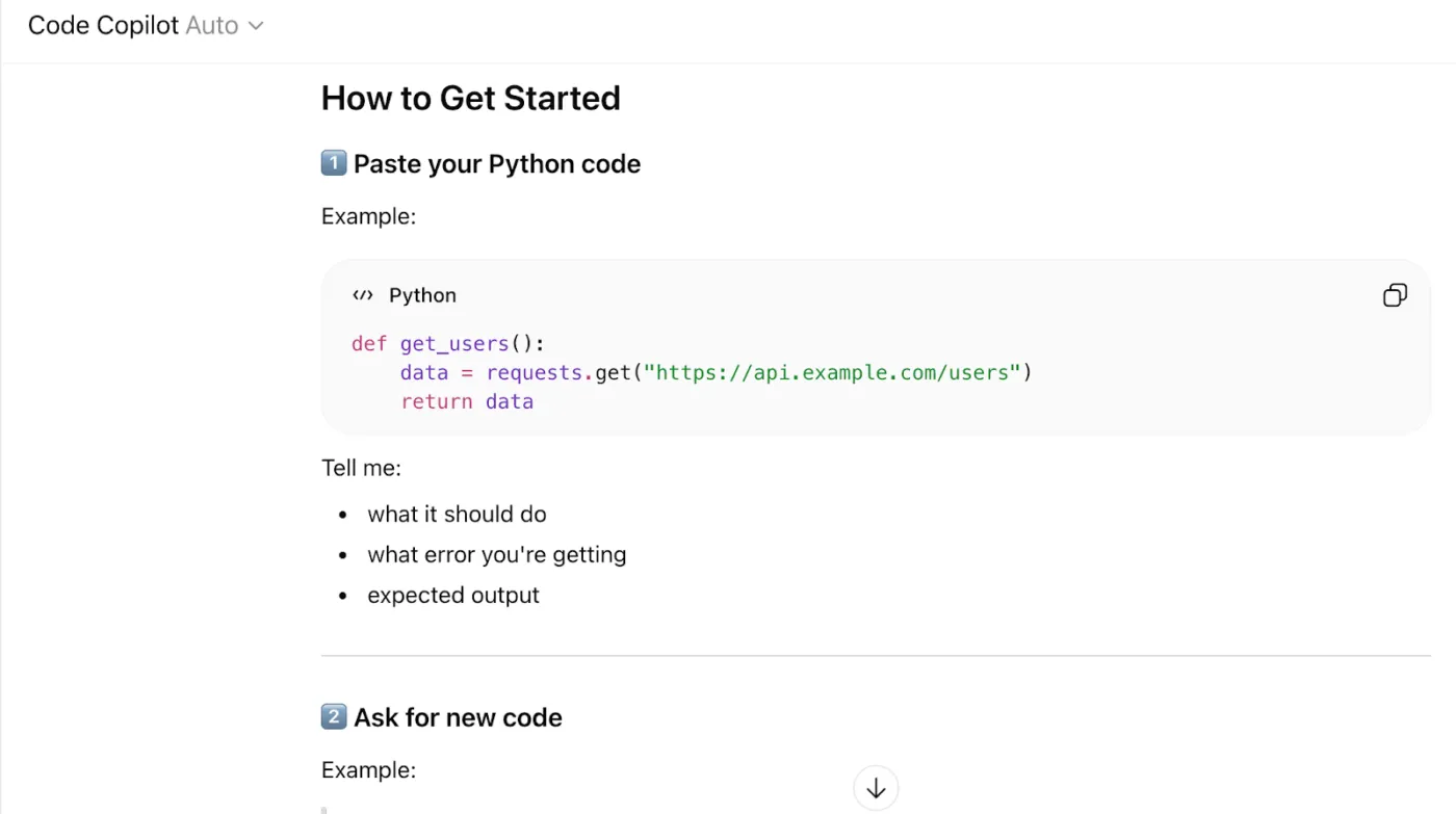 Code Copilot(代理店向けウェブサイトの開発とデバッグを加速させるのに最適)