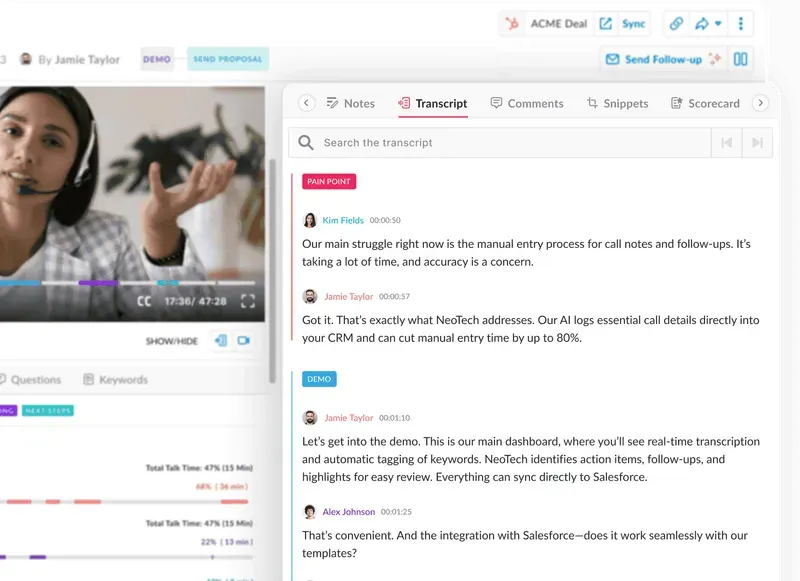 Avoma: alternativas a la aplicación Fellow