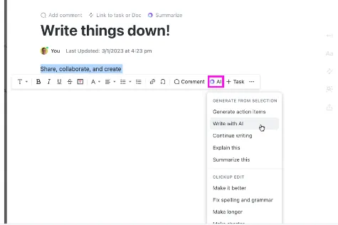 Crie um espaço colaborativo para organizar todas as etapas do design com o modelo de revisão de design do ClickUp.